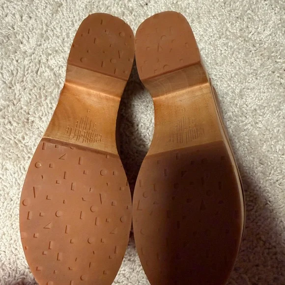 Charlotte Stone Brown Leather Mules - Picture 6 of 6